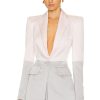 Women Alex Perry Jackets & Coats | Alcott Single Breasted Blazer Light Pink & Silver