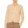 Women Acne Studios Sweaters & Knits | Face Regular Cardigan Biscuit Beige