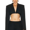 Women Christopher Esber Jackets & Coats | Scylla Crop Blazer Black