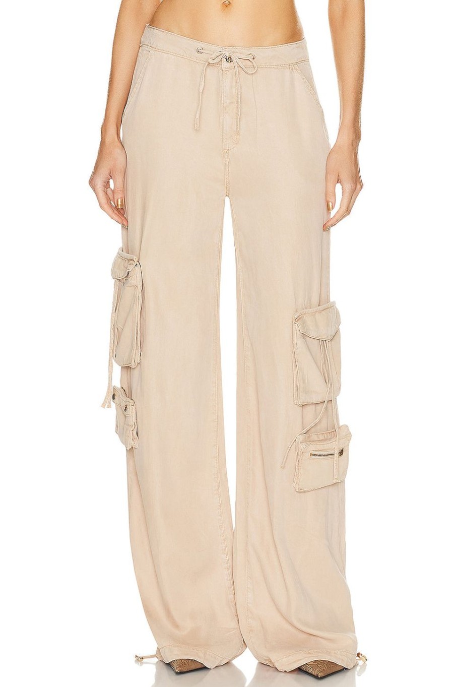 Women SER.O.YA Pants | Peggy Cargo Pant Sand Dune