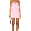 Women Alex Perry Dresses | Carine Sweetheart Cup Mini Dress Pink