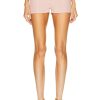 Women TOM FORD Shorts | Compact Denim Short Iced Nude