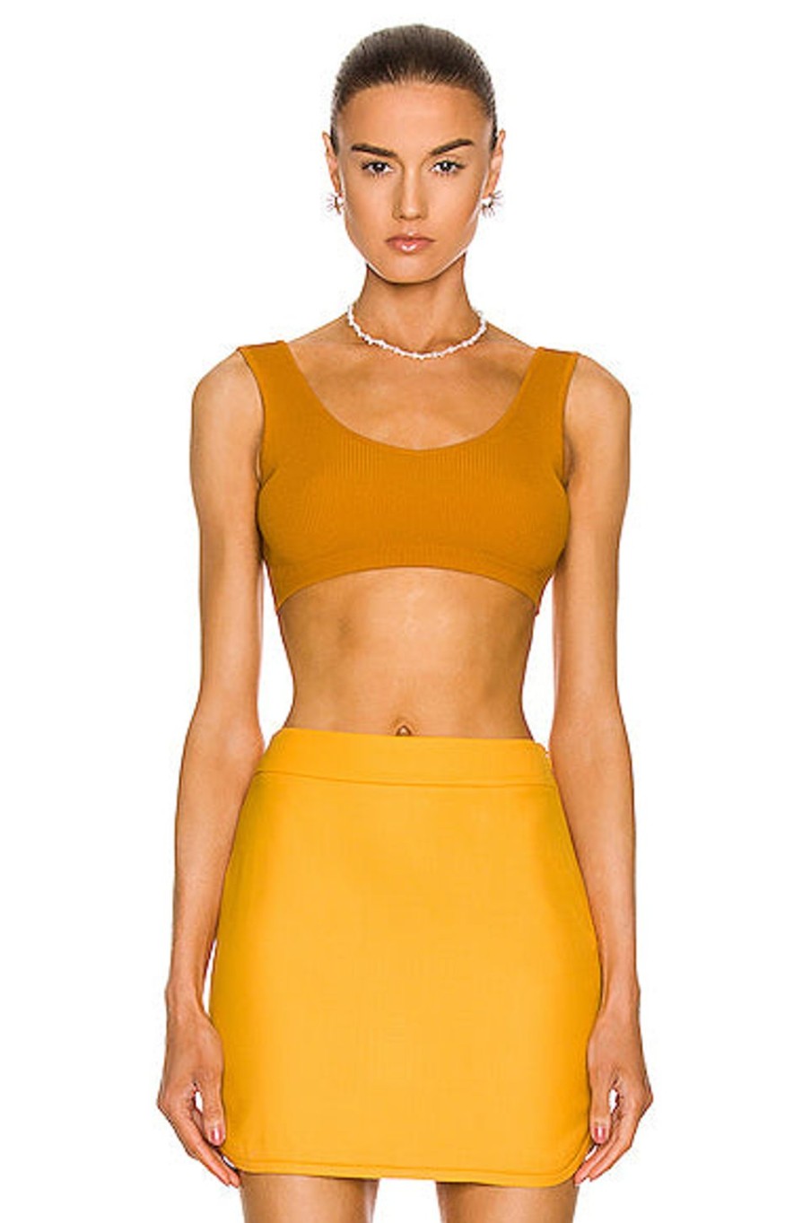 Women Zeynep Arcay Tops | M Knit Bustier Melon