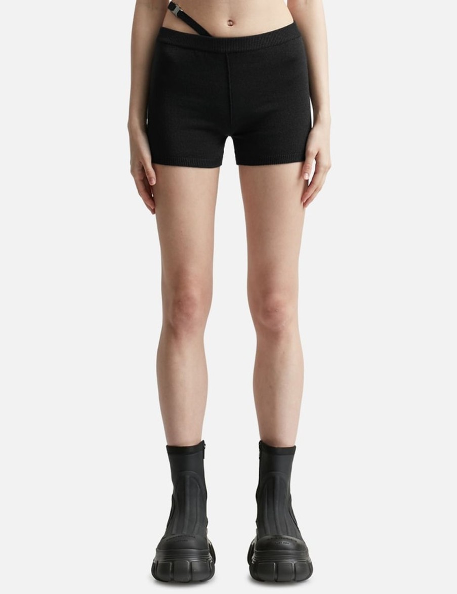 Women 1017 ALYX 9SM Shorts | Knit Shorts Black