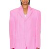 Women JACQUEMUS Jackets & Coats | La Veste D'Homme Blazer Pink