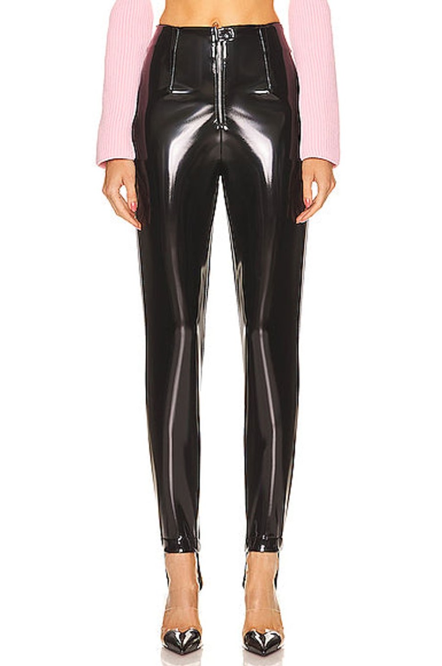 Women ALAÏA Pants | Stirrup Pant Noir