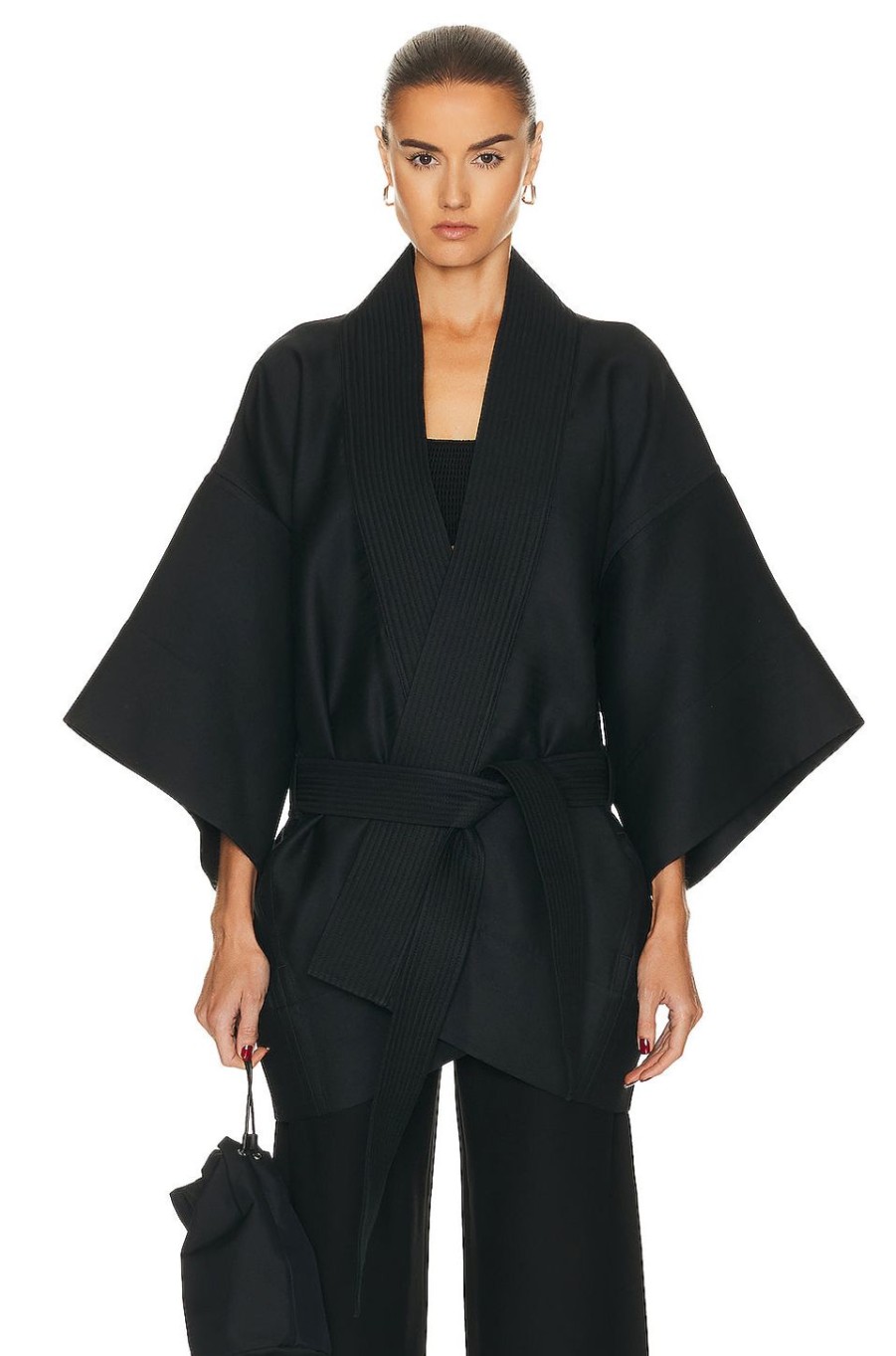 Women WARDROBE.NYC Jackets & Coats | Kimono Black