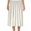 Women Zimmermann Skirts | Matchmaker Knit Stripe Skirt Cream & Black