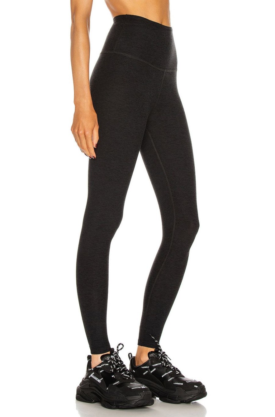 Women Beyond Yoga Activewear | Spacedye Caught In The Midi High Waisted Legging Darkest Night