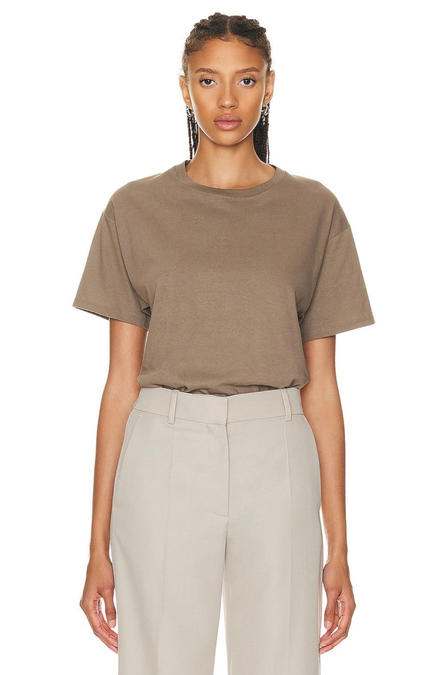 Women The Row Tops | Ashton Top Taupe