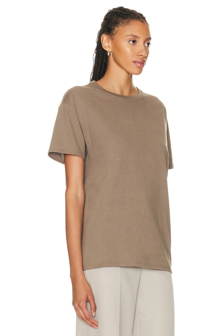 Women The Row Tops | Ashton Top Taupe