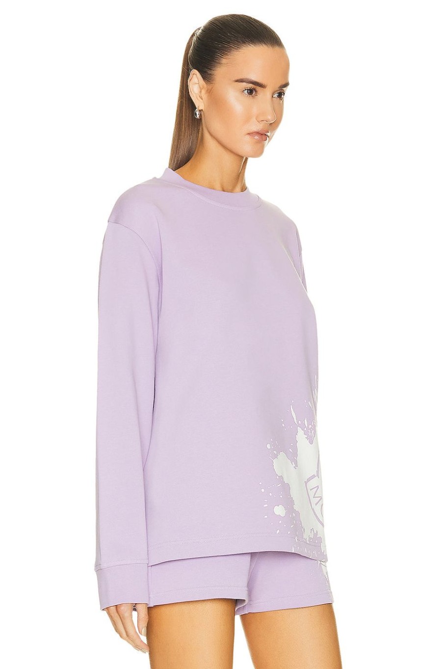 Women Moncler Sweaters & Knits | Sweatshirt Purple