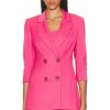 Women Zeynep Arcay Jackets & Coats | Wrap Blazer Fuchsia