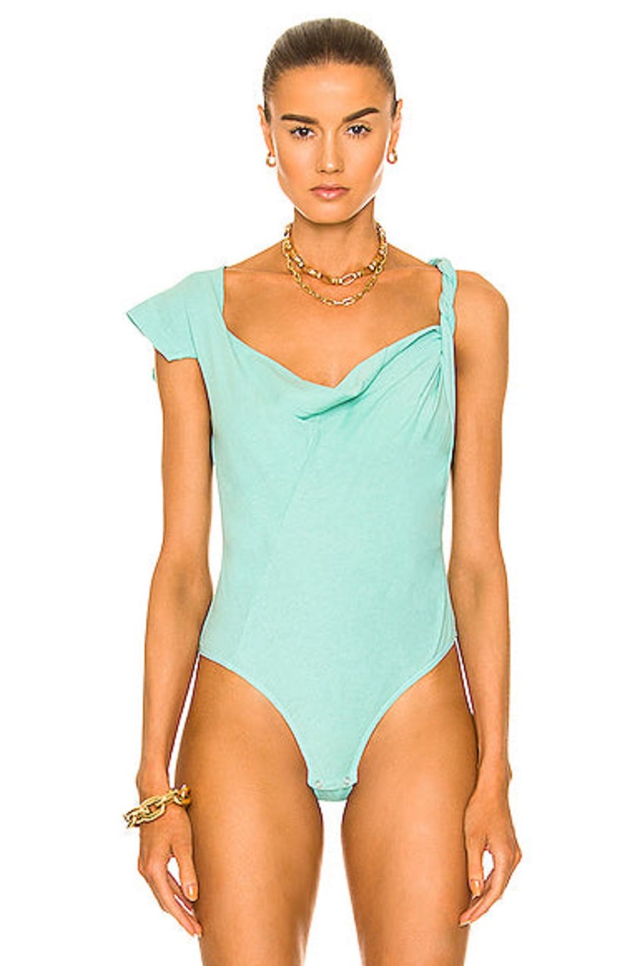 Women Noam Tops | Tawney Bodysuit Mint Julep