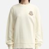 Women Moncler Sweaters & Knits | Logo Sweatshirt White