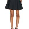 Women ALAÏA Skirts | Skater Skirt Bleu Fonce