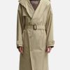 Women JW Anderson Jackets & Coats | Hooded Trench Coat Beige