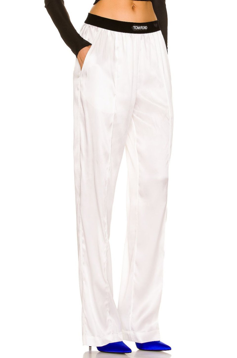 Women TOM FORD Pants | Satin Pant White