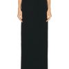 Women Ferragamo Skirts | Corset Long Skirt Nero