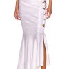 Women ALAÏA Skirts | Edition 1986 Long Skirt Blanc