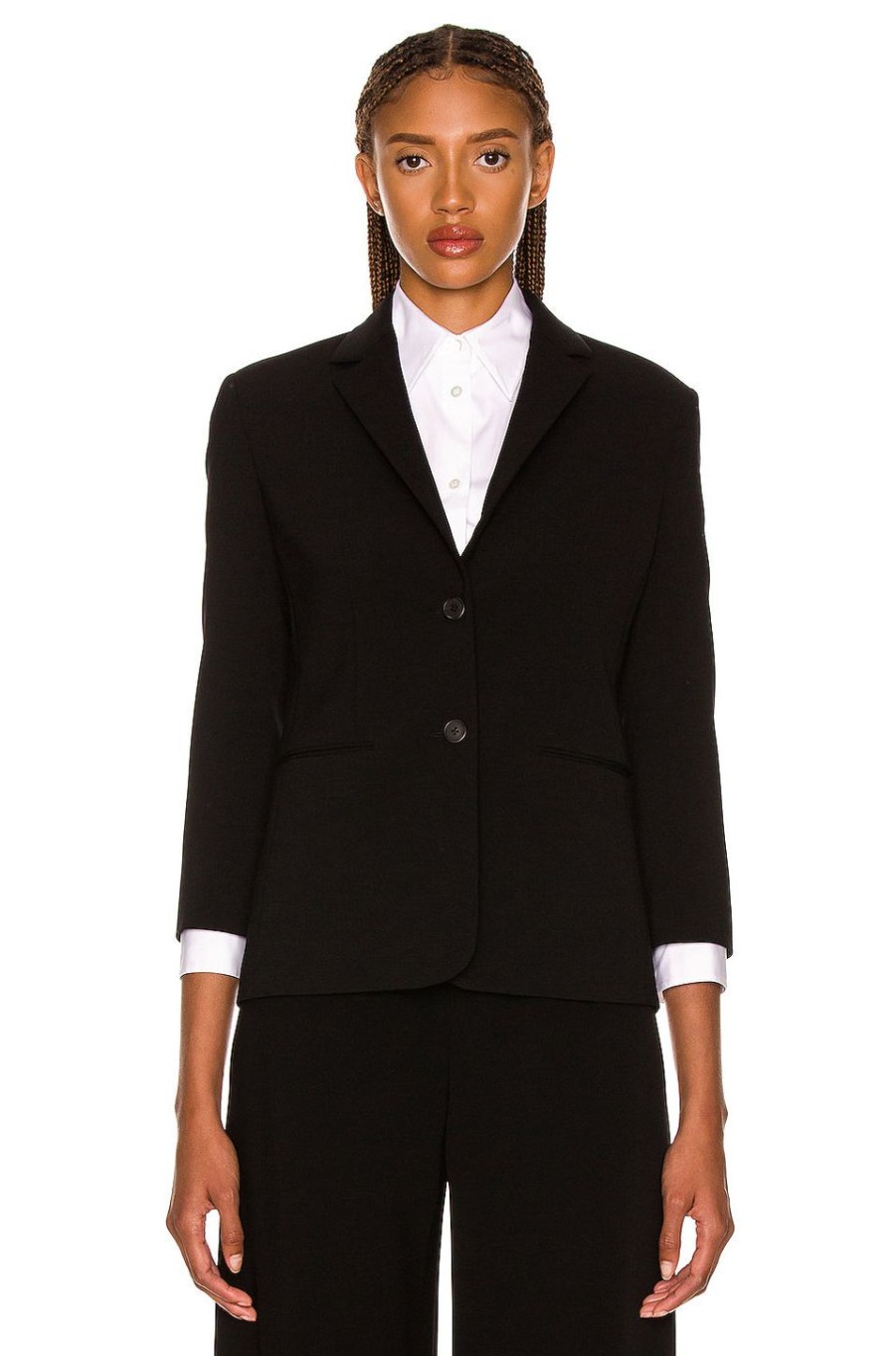 Women The Row Jackets & Coats | Schoolgirl Jacket Black