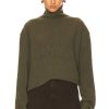 Women Lemaire Sweaters & Knits | Turtleneck Jumper Dusky Green