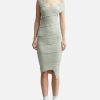 Women MM6 Maison Margiela Dresses | Asymmetric Dress Grey