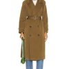 Women Bottega Veneta Jackets & Coats | Tech Nylon Trench Coat Liana