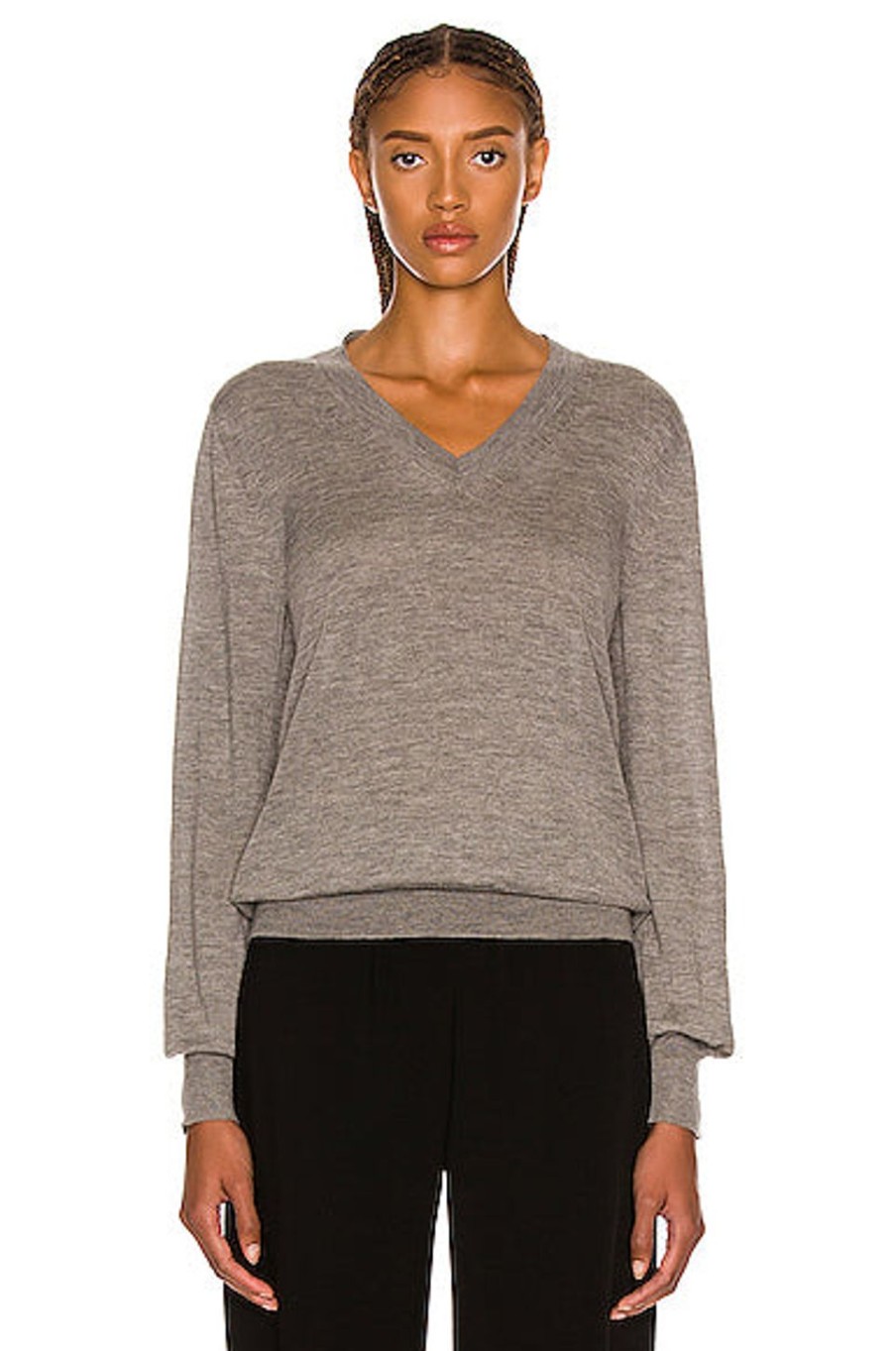 Women The Row Sweaters & Knits | Stockwell Sweater Medium Grey