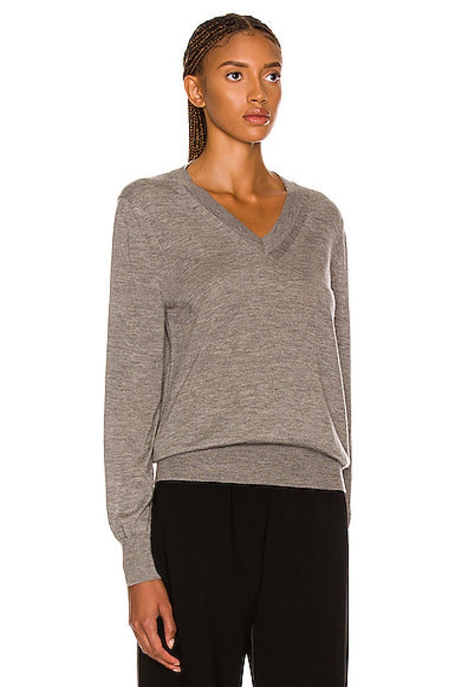 Women The Row Sweaters & Knits | Stockwell Sweater Medium Grey