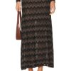 Women Christopher Esber Skirts | Palais Knit Skirt Black & Cacao