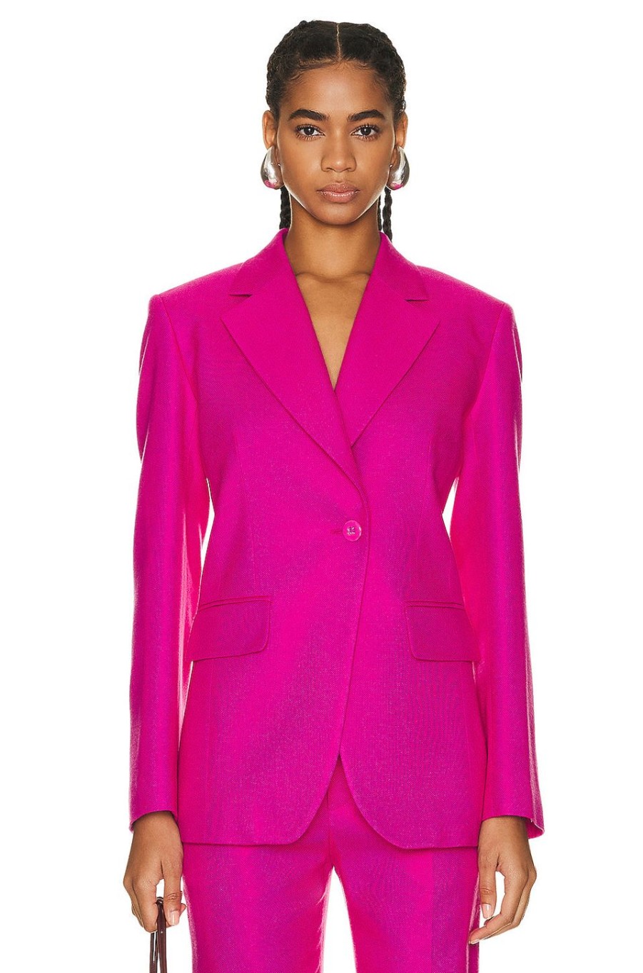 Women Chloe Jackets & Coats | Blazer Raspberry Rose