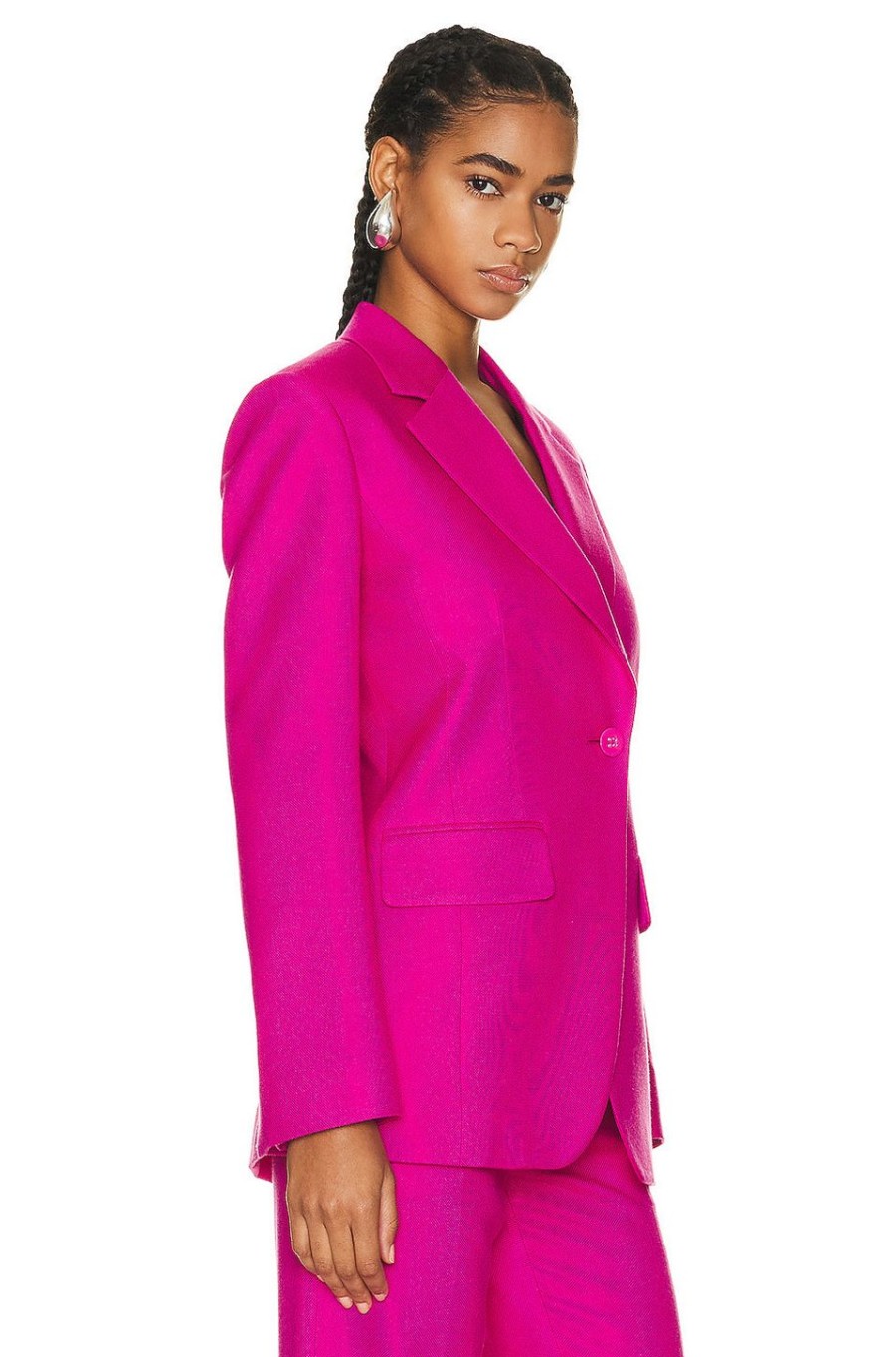 Women Chloe Jackets & Coats | Blazer Raspberry Rose