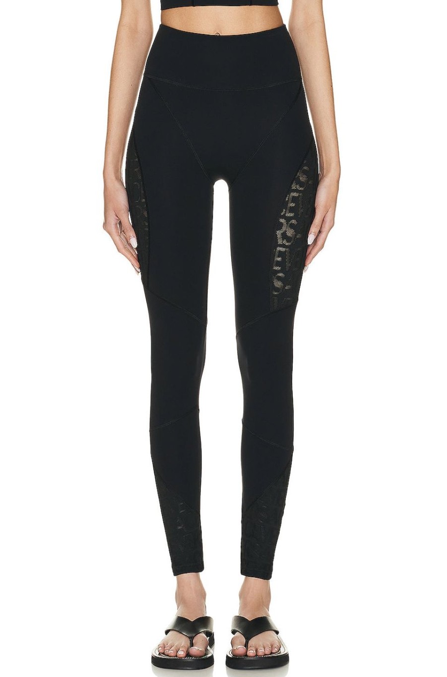 Women VERSACE Pants | Stretch Legging Black