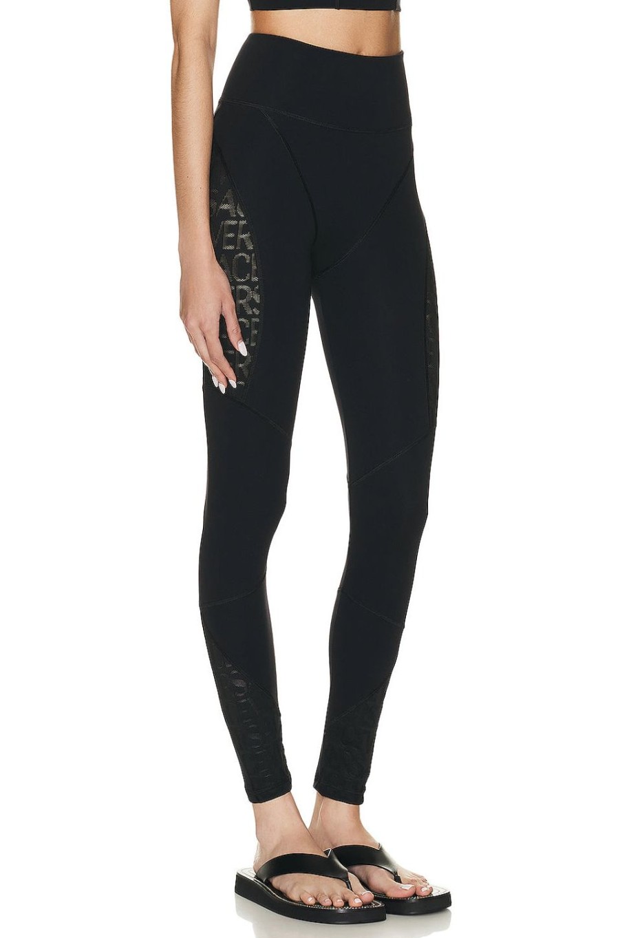 Women VERSACE Pants | Stretch Legging Black