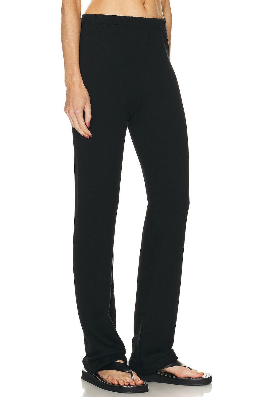 Women Eterne Pants | Straight Leg Sweatpant Black