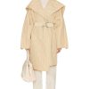 Women Norma Kamali Jackets & Coats | Oversized Side Snap Jacket Sand