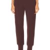 Women Varley Pants | The Slim Cuff 27.5 Pant Deep Mahogany