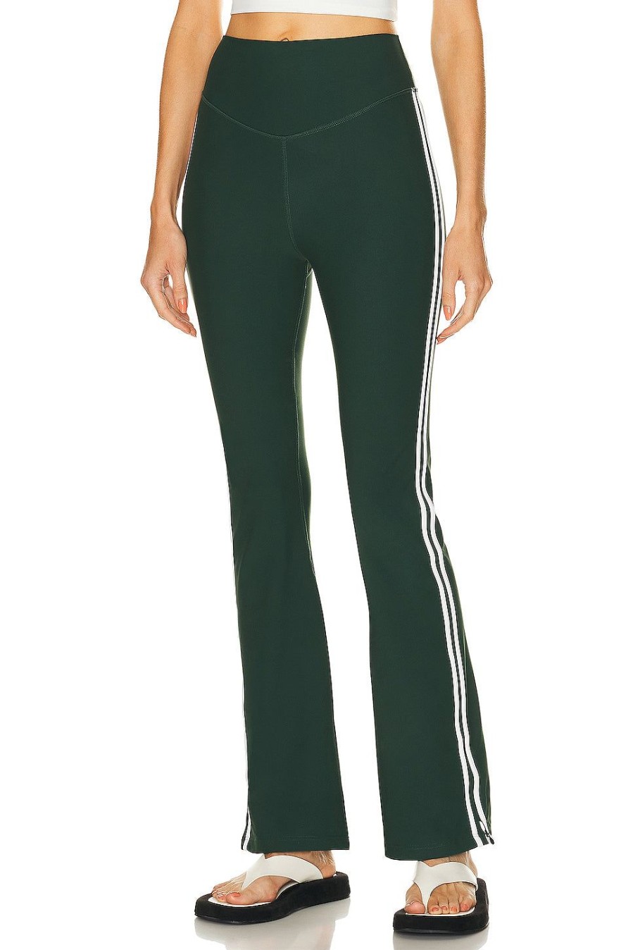 Women THE UPSIDE Pants | St Germain Florence Flare Pant Dark Green