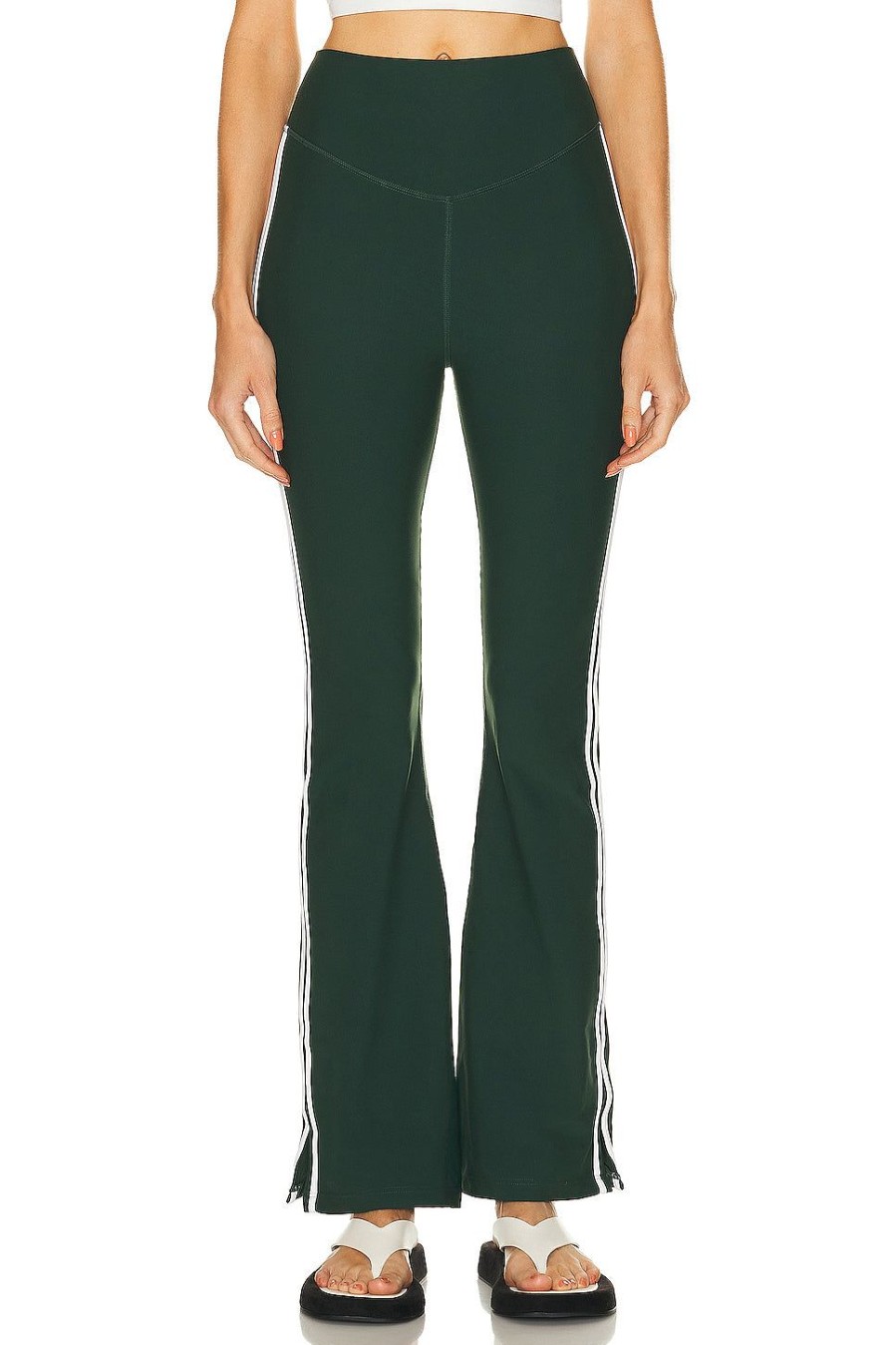 Women THE UPSIDE Pants | St Germain Florence Flare Pant Dark Green