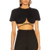 Women JACQUEMUS Tops | Le T-Shirt Baci Black