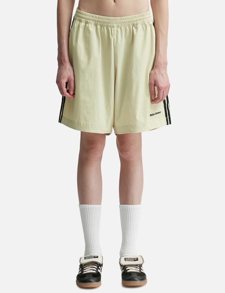 Women Adidas Originals Shorts | Wales Bonner Statement Football Shorts Beige