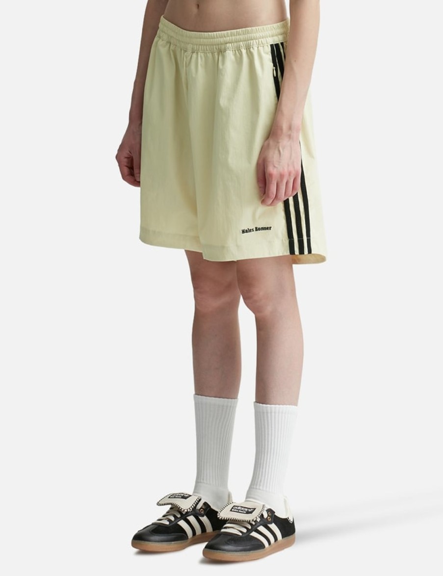 Women Adidas Originals Shorts | Wales Bonner Statement Football Shorts Beige