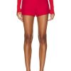 Women Valentino Shorts | Crepe Short Rosso