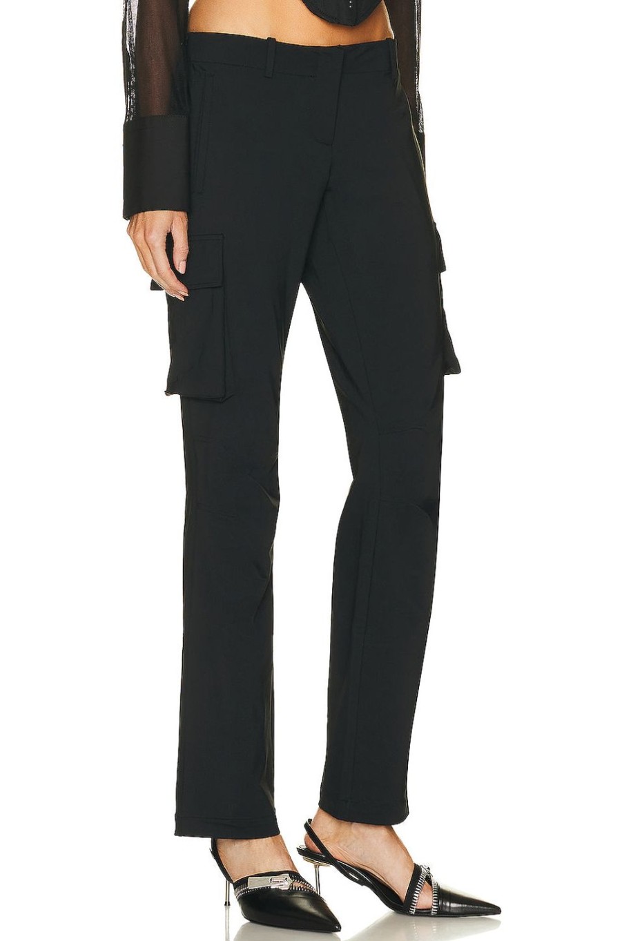 Women Miaou Pants | Raven Cargo Pant Black