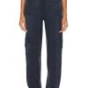 Women Ganni Pants | High Waisted Pant Sky Captain