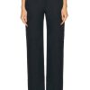 Women Stella McCartney Pants | Tailored Straight Cargo Trouser Ink