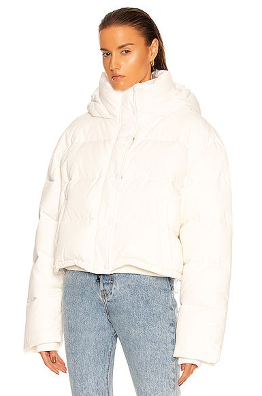 Women WARDROBE.NYC Jackets & Coats | Puffer Jacket Off-White