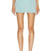 Women MATTHEW BRUCH Shorts | Button Pleated Short Seafoam