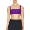 Women Valentino Tops | Mini Bandana Top Astral Purple